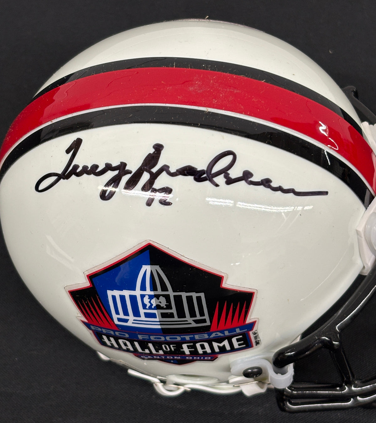 Terry Bradshaw Signed Autographed HOF Riddell Mini Helmet JSA Authentic