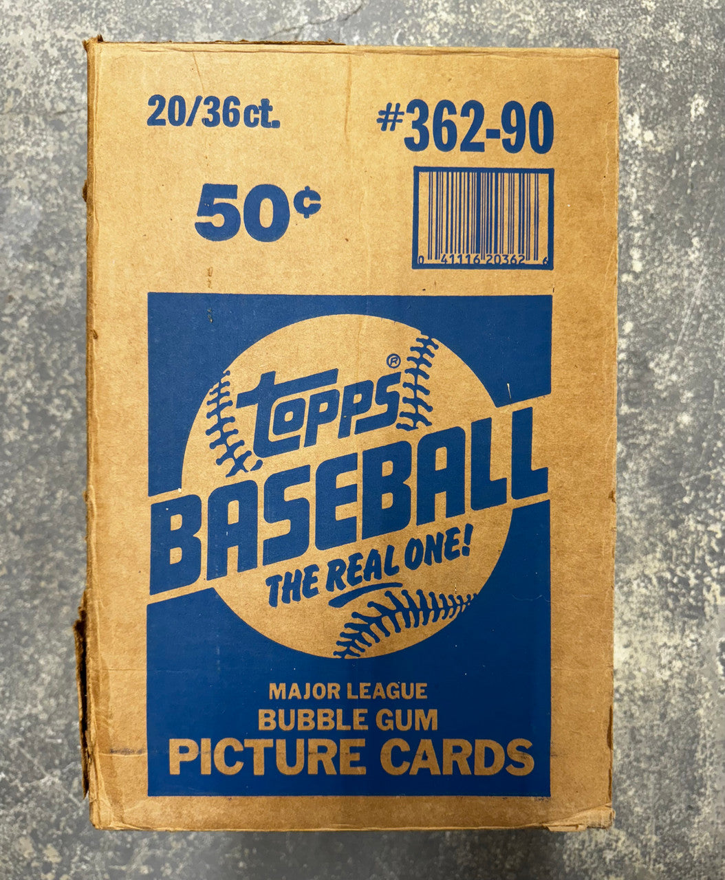 1990 Topps Baseball Wax Case Factory Sealed