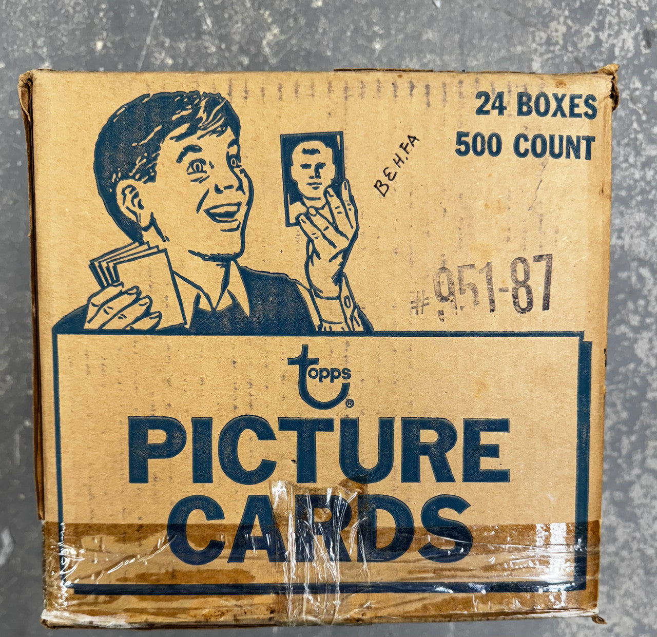 1987 Topps Baseball Vending Case Factory Sealed