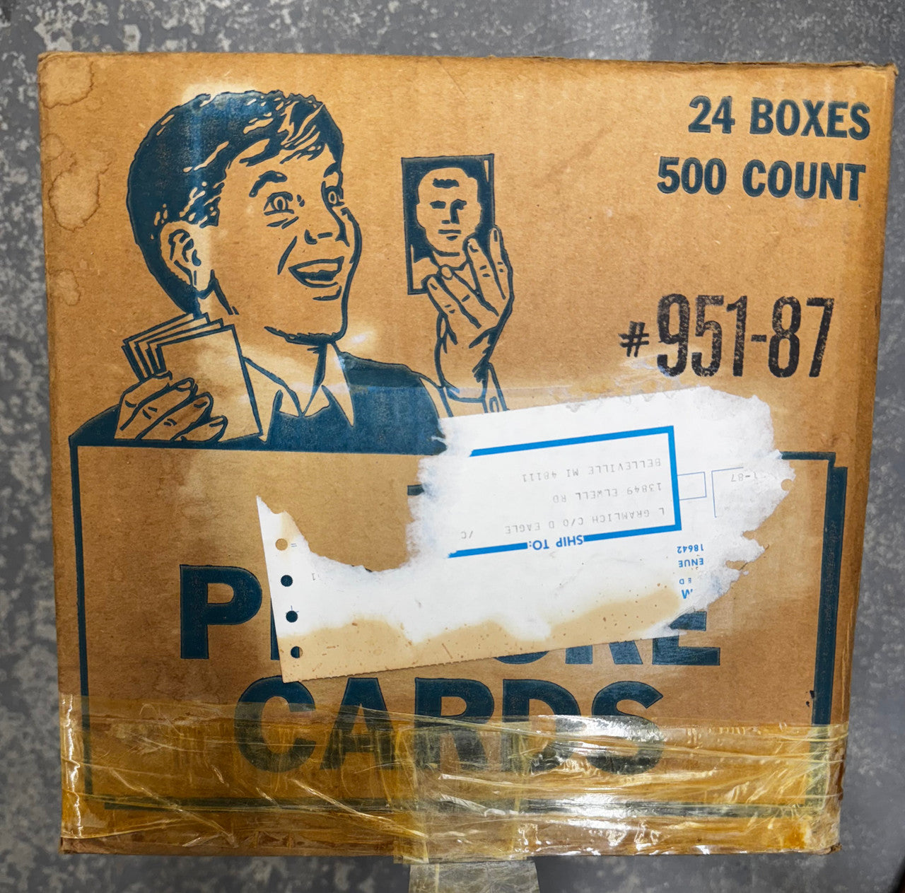 1987 Topps Baseball Vending Case Factory Sealed