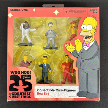 2013 NECA The Simpsons The Greatest Guest Stars Series One Mini-Figure Box Set