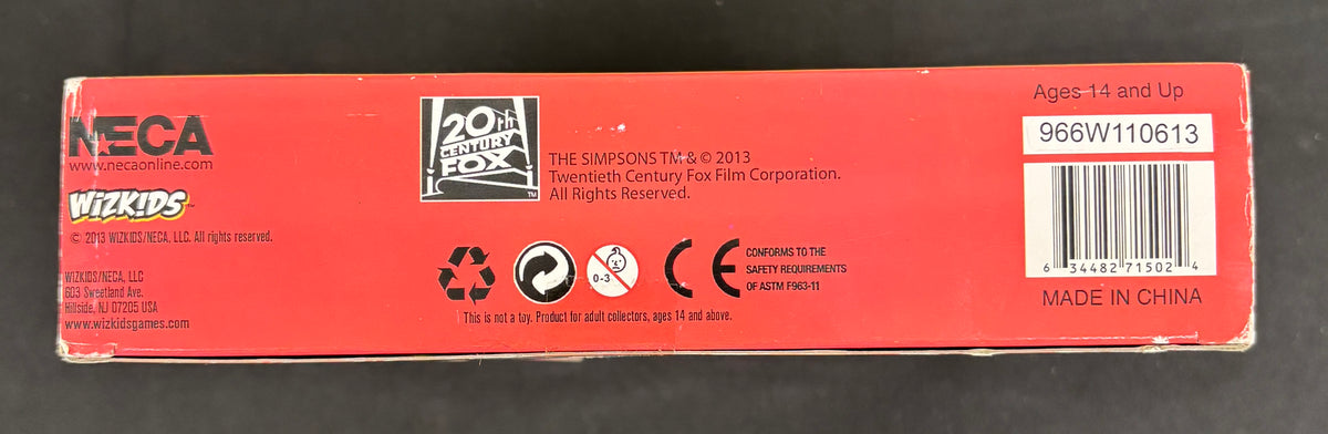 2013 NECA The Simpsons The Greatest Guest Stars Series One Mini-Figure Box Set