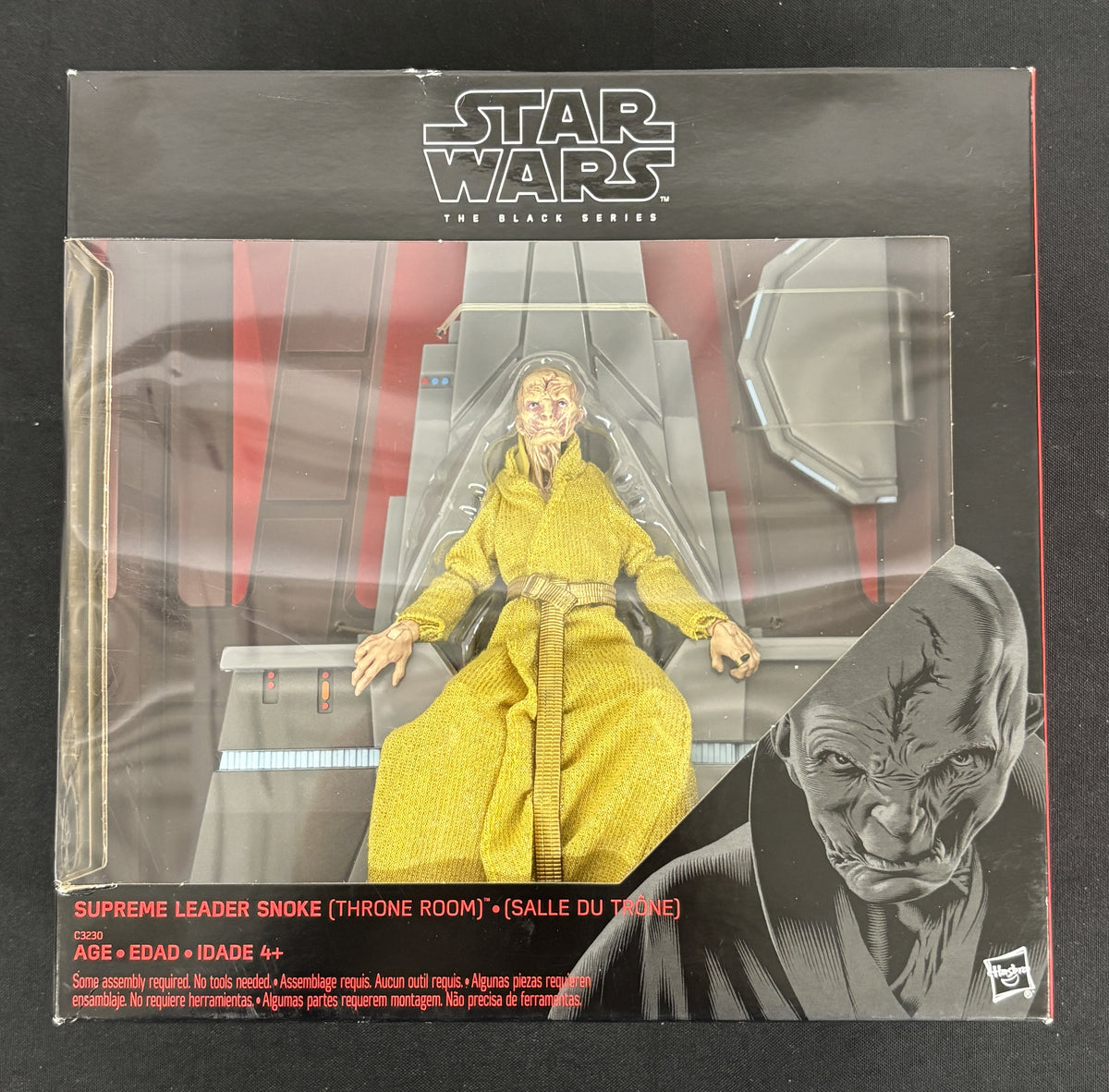 Hasbro Star Wars The Black Series Supreme Leader Snoke (Throne Room) Figure