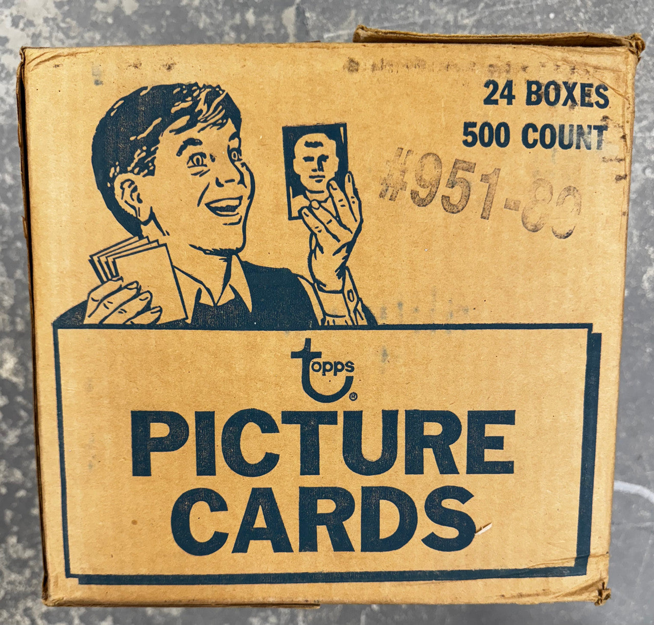 1989 Topps Baseball Vending Case Factory Sealed