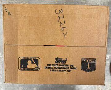 1991 Topps Baseball Wax Case Factory Sealed