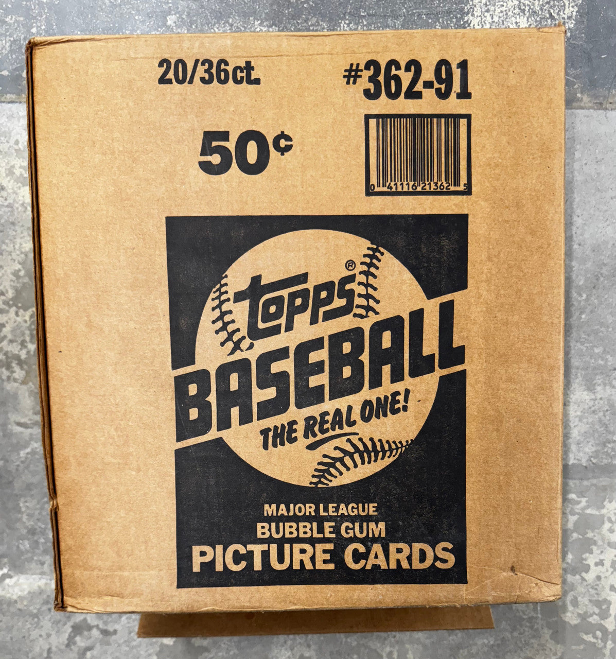 1991 Topps Baseball Wax Case Factory Sealed