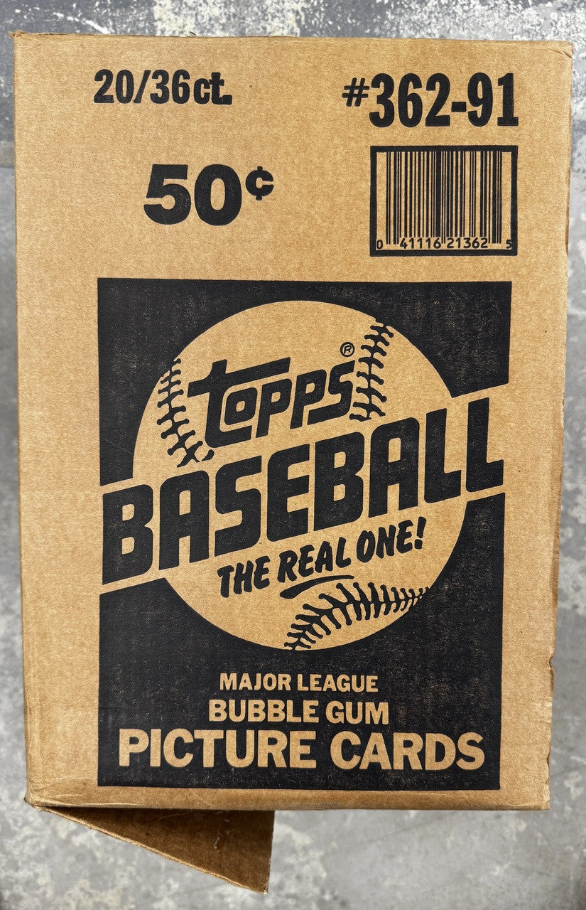 1991 Topps Baseball Wax Case Factory Sealed