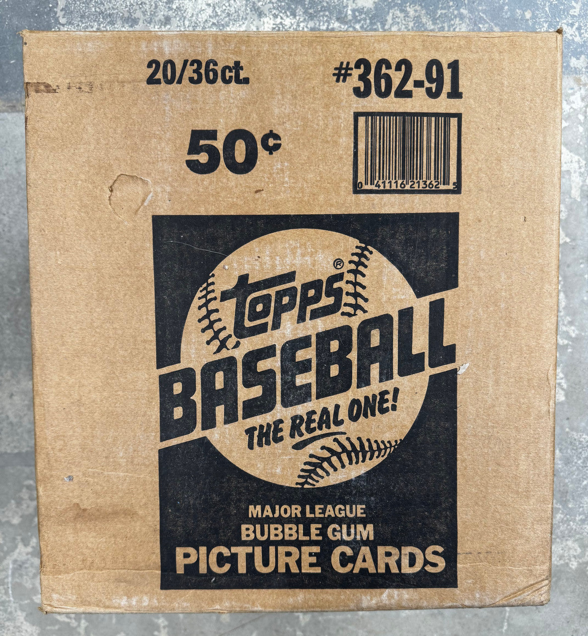 1991 Topps Baseball Wax Case Factory Sealed
