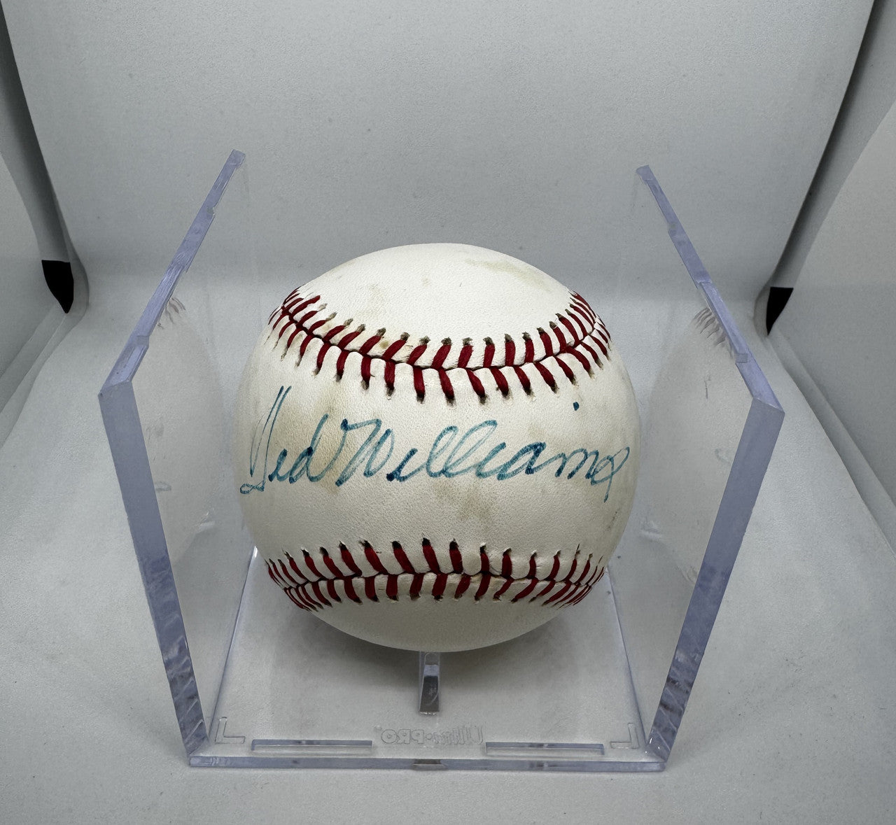 Ted Williams Signed Autographed Rawlings OAL Baseball Sharpie JSA Letter