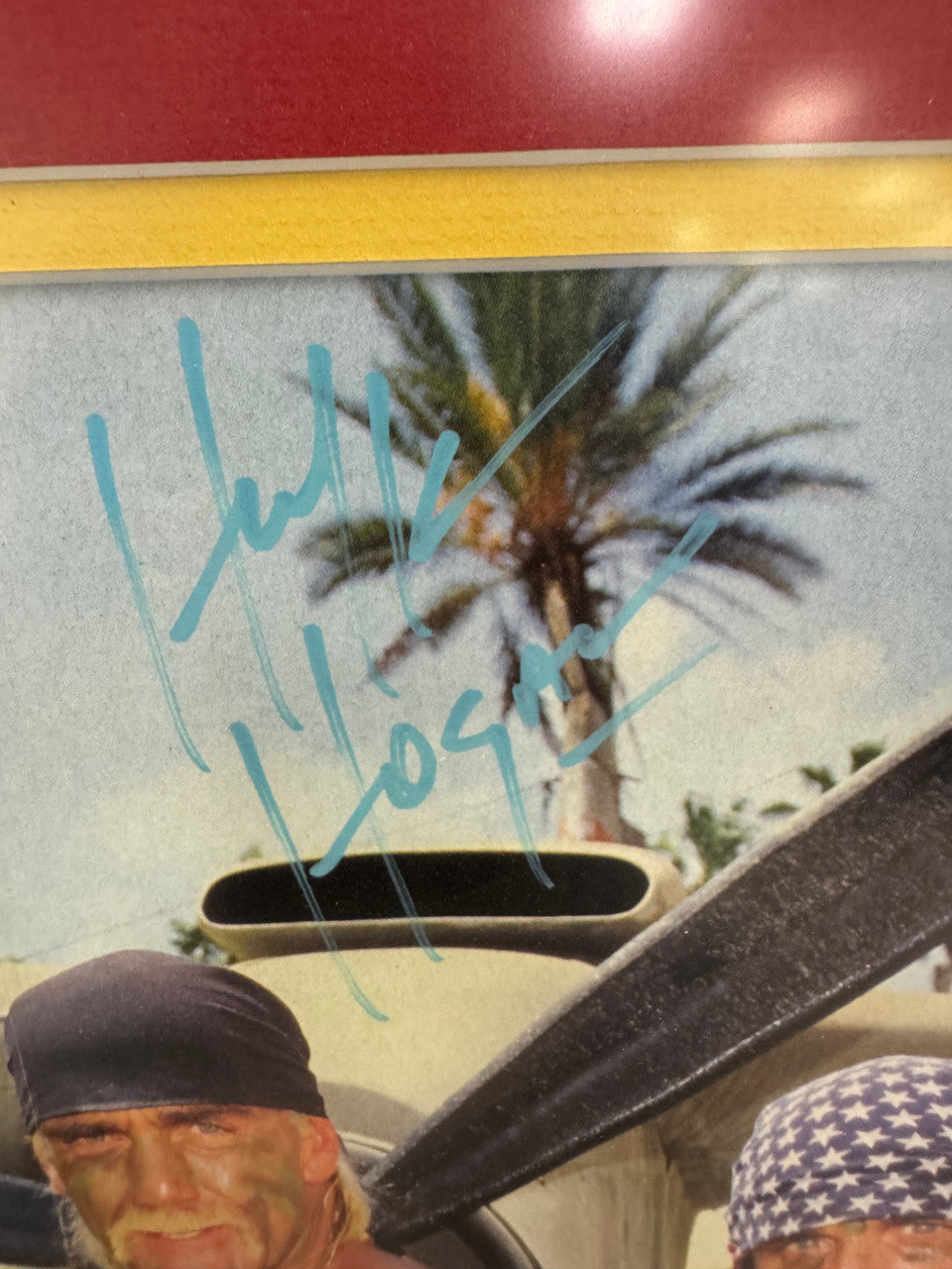 WCW The Hulkamaniacs Poster Signed Autograph JSA Hulk Hogan, Macho Man, Vader, Sting