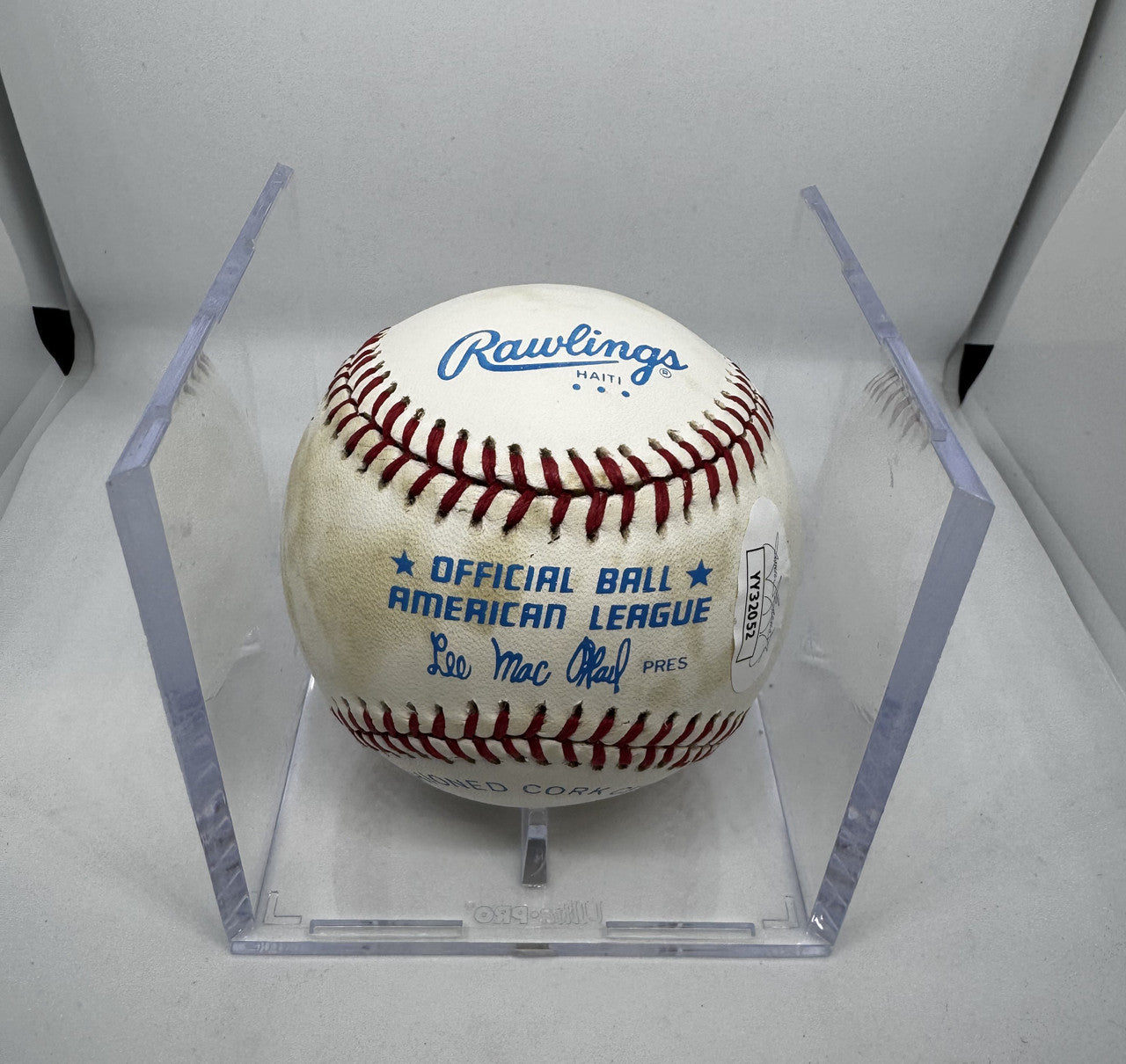 Ted Williams Signed Autographed Rawlings OAL Baseball Sharpie JSA Letter