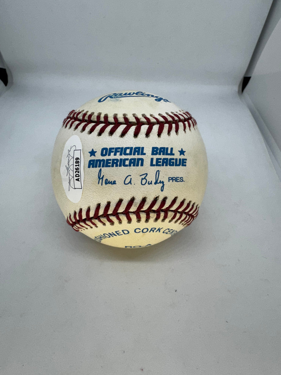 Willie Hernandez Signed Autographed Rawlings OAL Baseball JSA