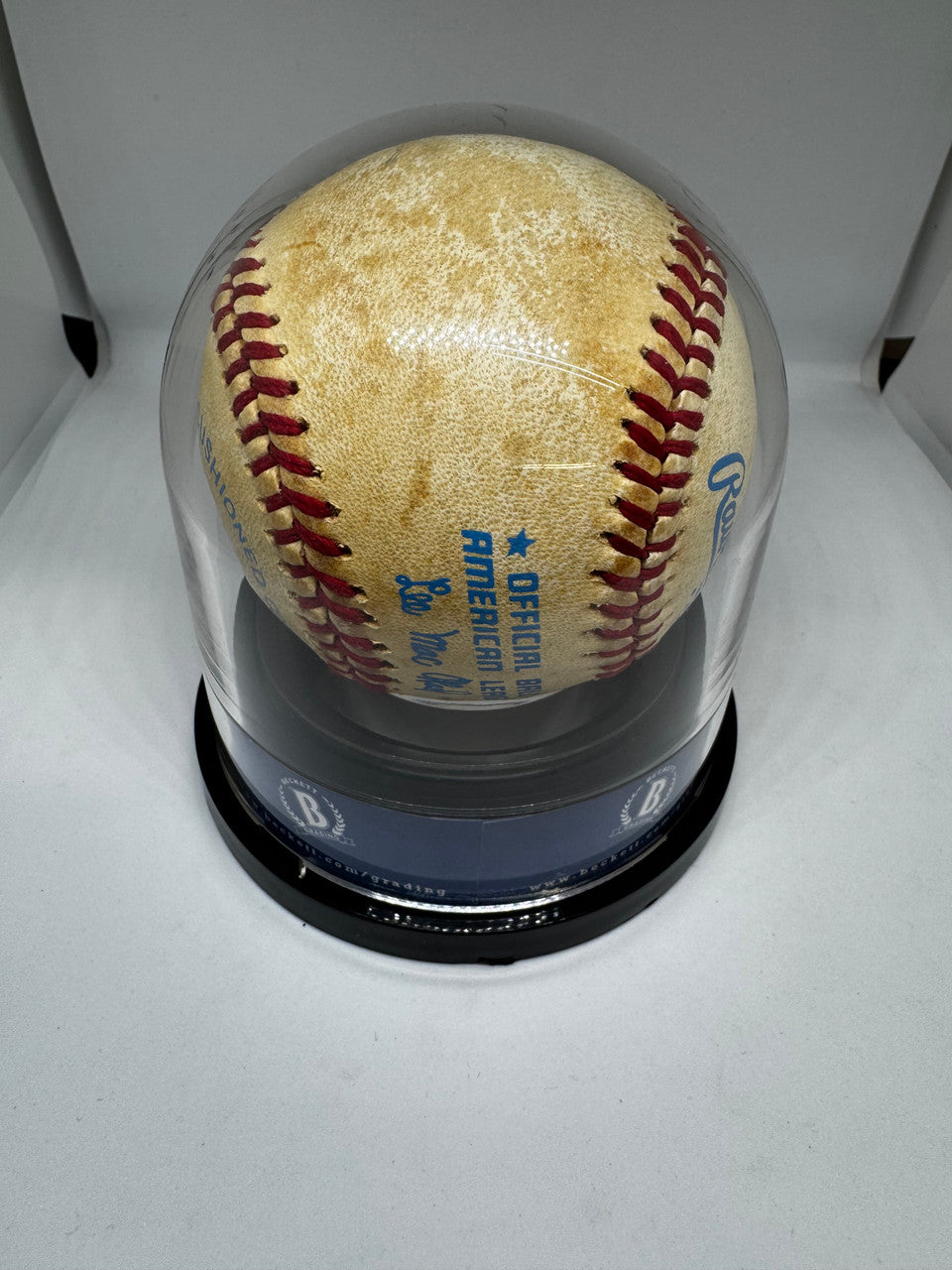Ted Williams Signed Autographed OAL Baseball BAS Encapsulated *501