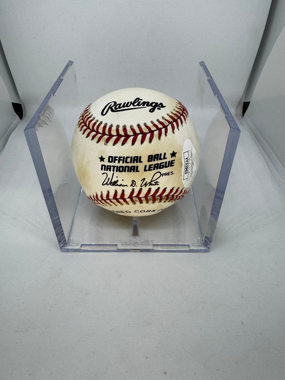 Hank Aaron Signed Autographed Baseball ONL Baseball JSA Letter