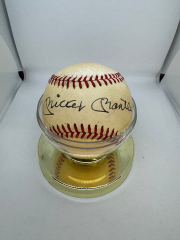 Mickey Mantle Signed Autographed Official League Baseball JSA Letter