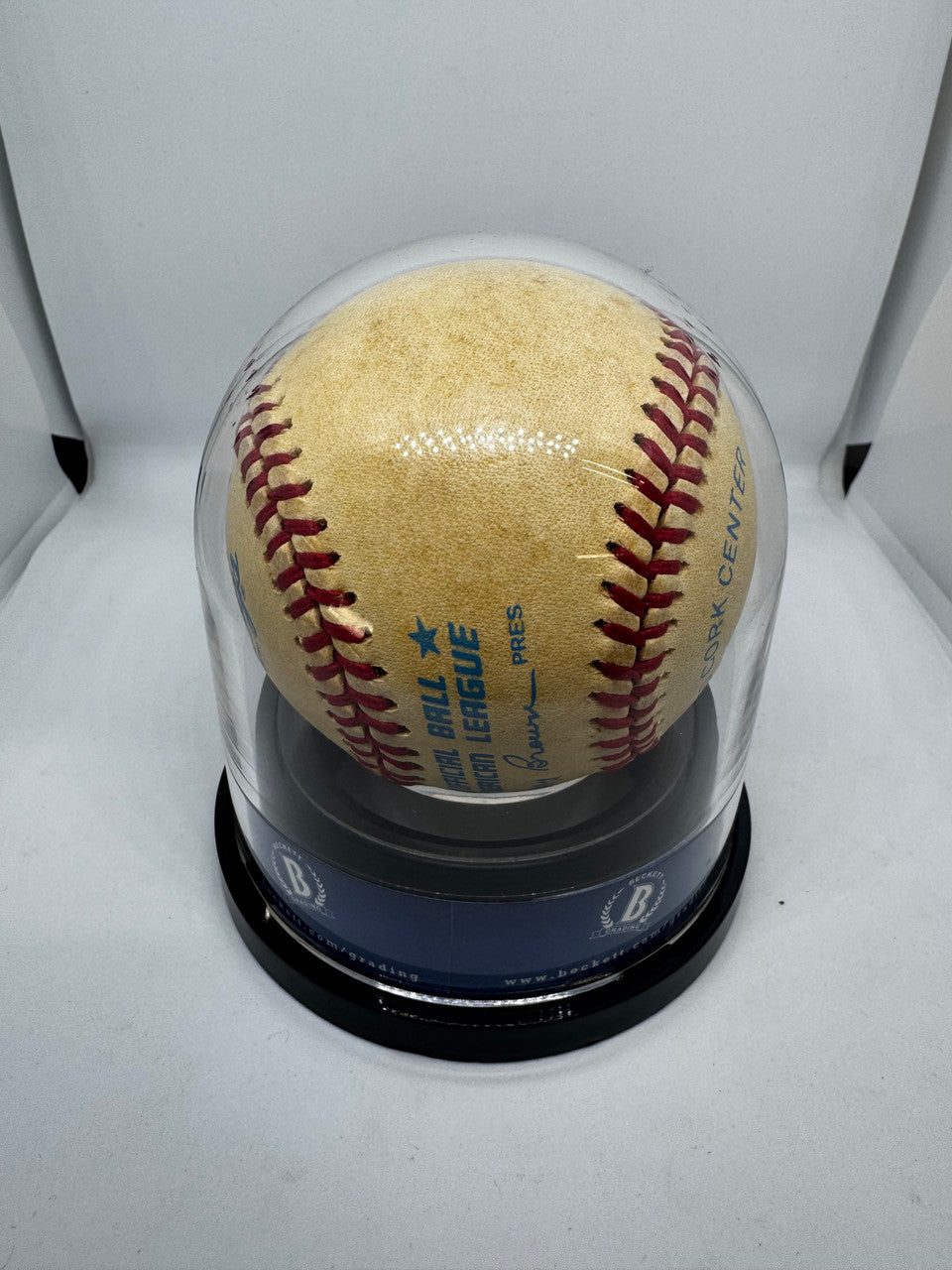 Ted Williams Signed Autographed OAL Baseball BAS Encapsulated *500