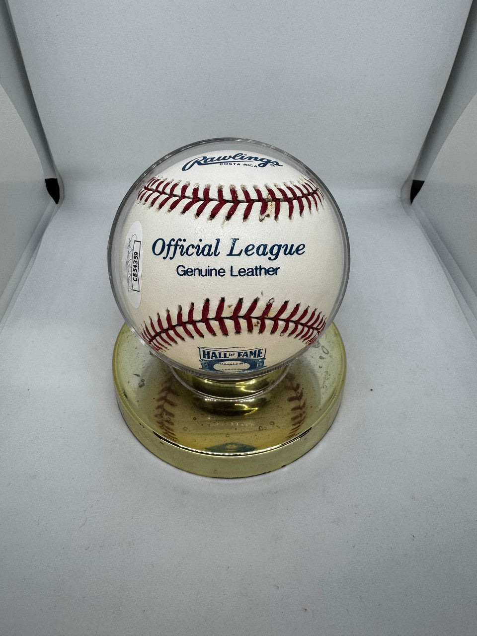 Yogi Berra Signed Autographed Rawlings Official League HoF Baseball JSA