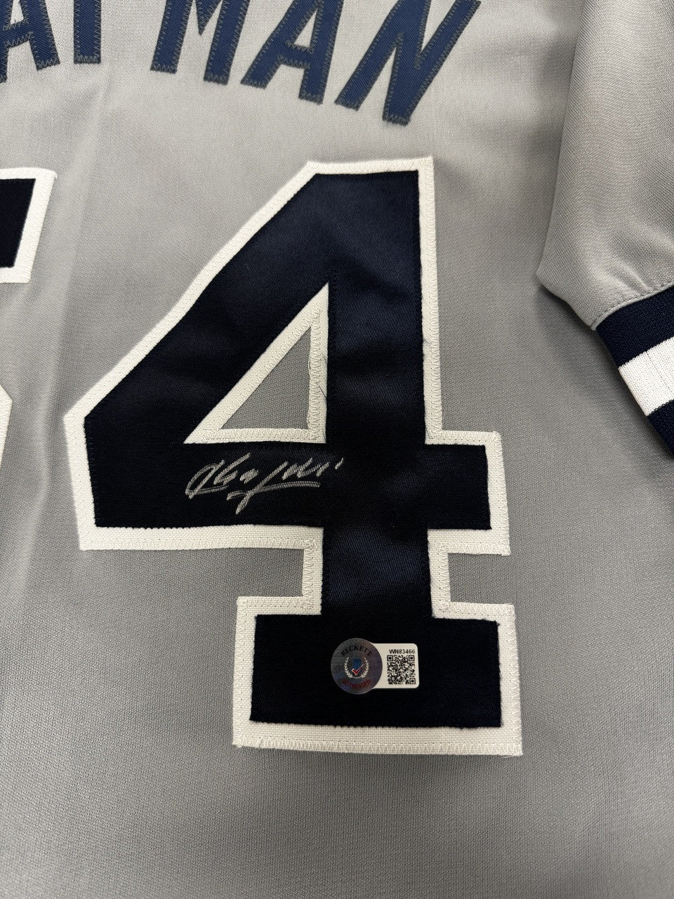 Aroldis Chapman Signed Autographed Custom New York Yankees Jersey BAS