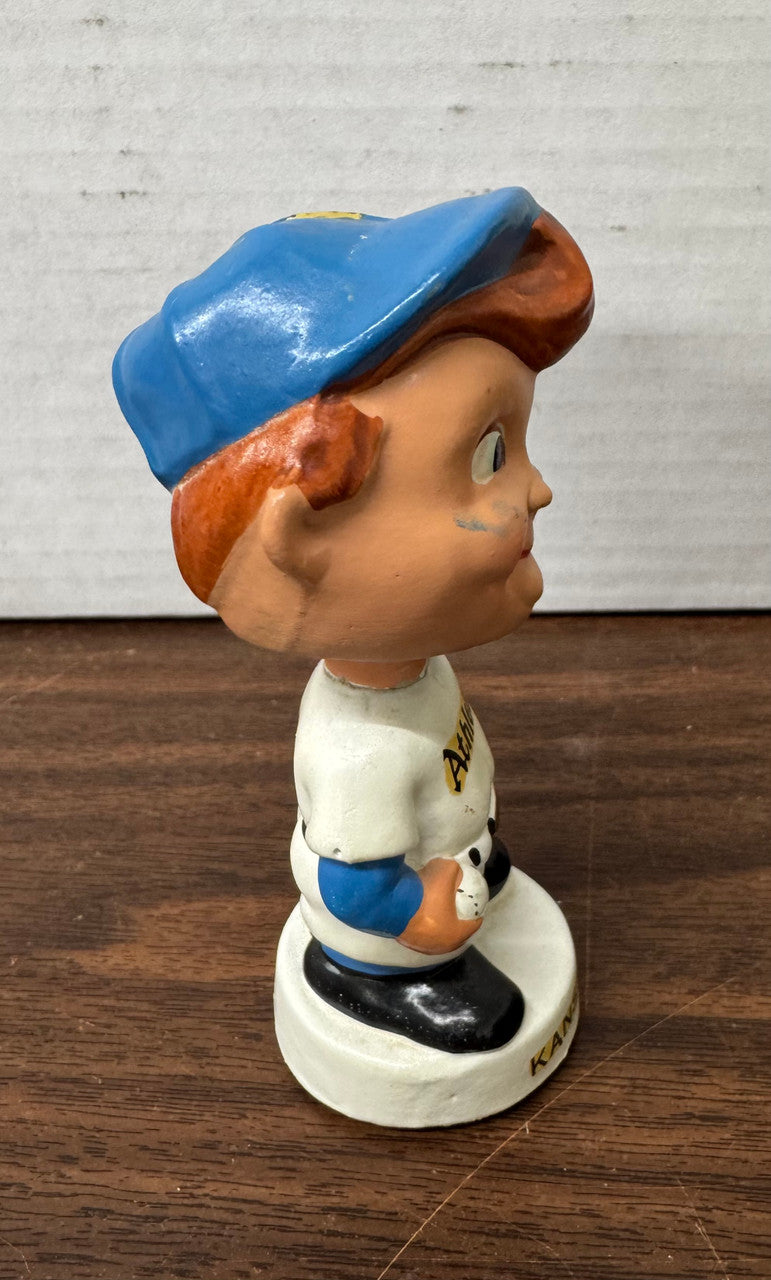 1960s Kansas City Athletics Vintage Mini Bobblehead Nodder