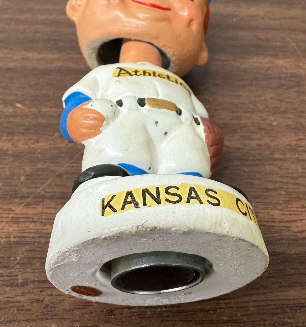 1960s Kansas City Athletics Vintage Mini Bobblehead Nodder