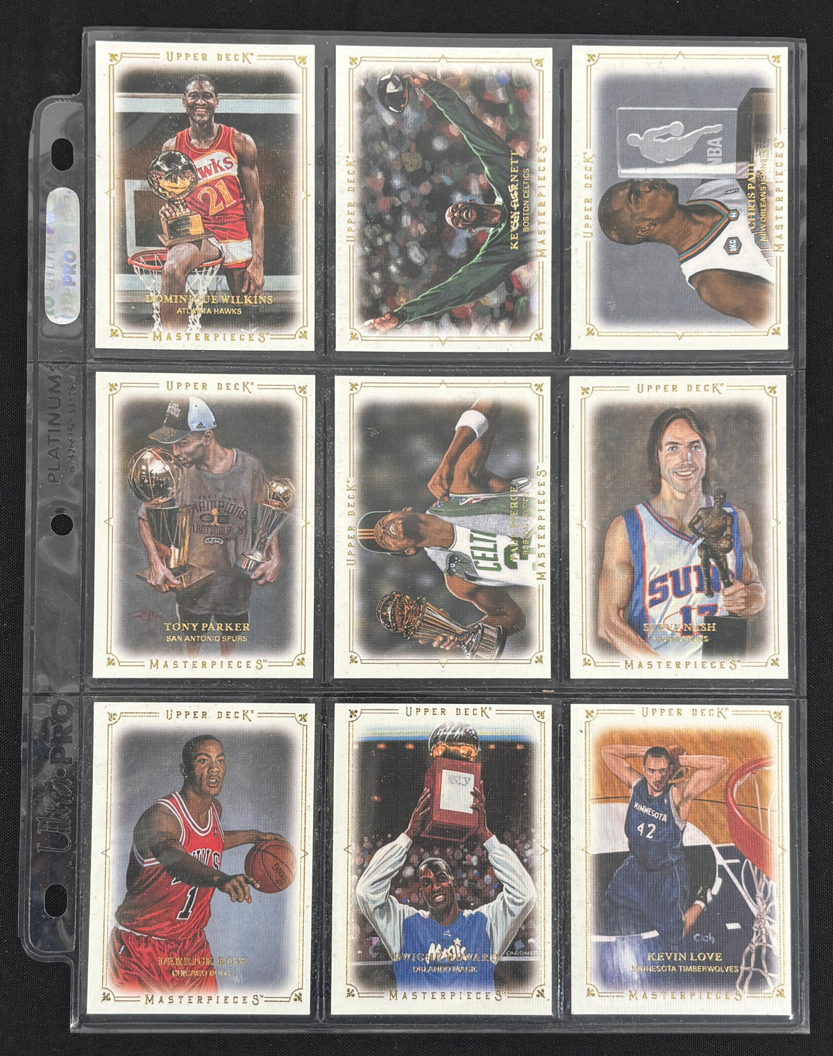 2009-10 Upper Deck Masterpieces Complete Set (35/35)