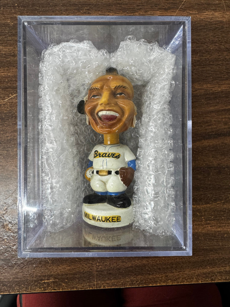 1960s Milwaukee Braves Vintage Mini Bobblehead Nodder