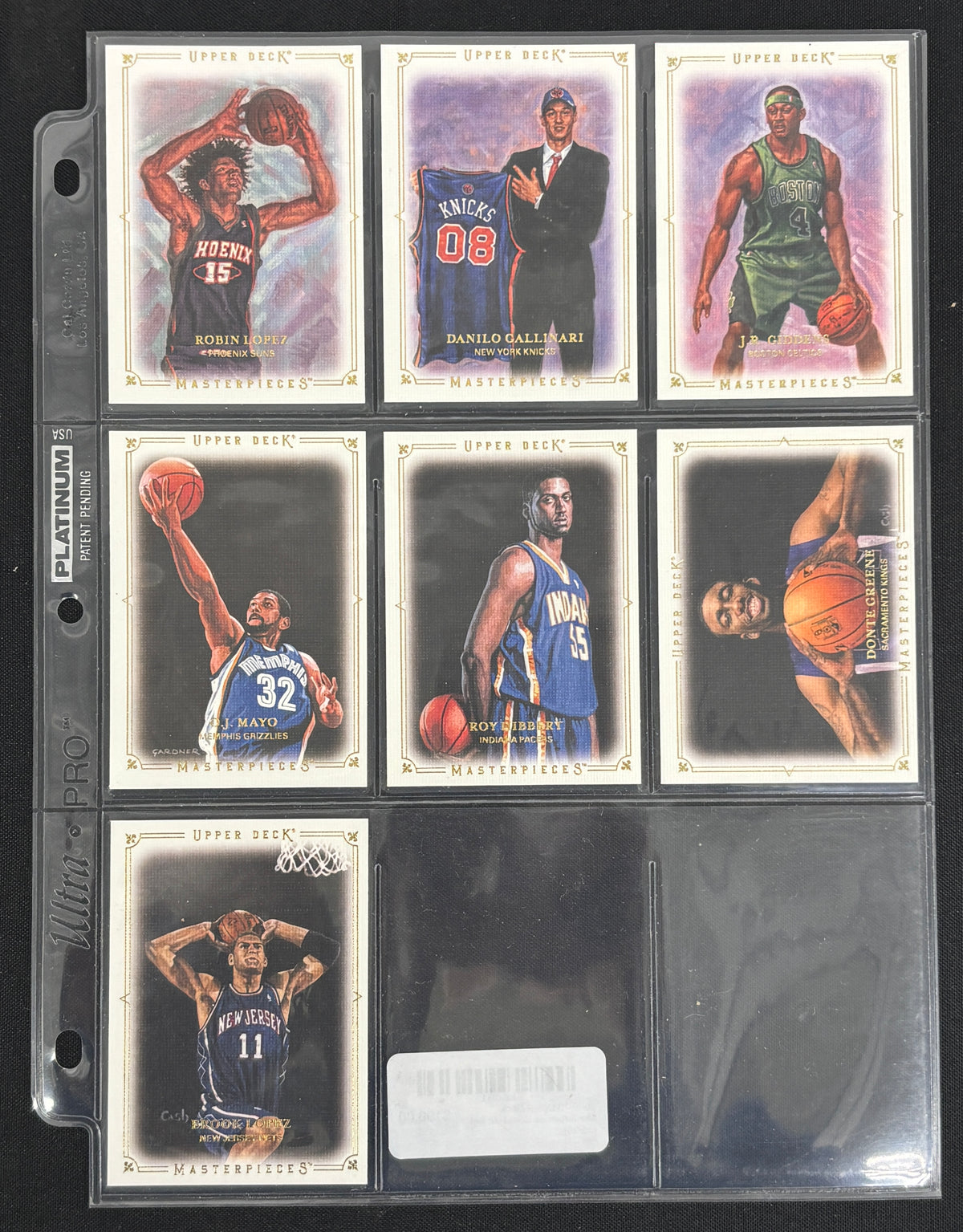 2009-10 Upper Deck Masterpieces Complete Set (35/35)