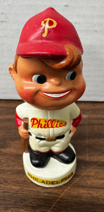 1960s Philadelphia Phillies Vintage Mini Bobblehead Nodder