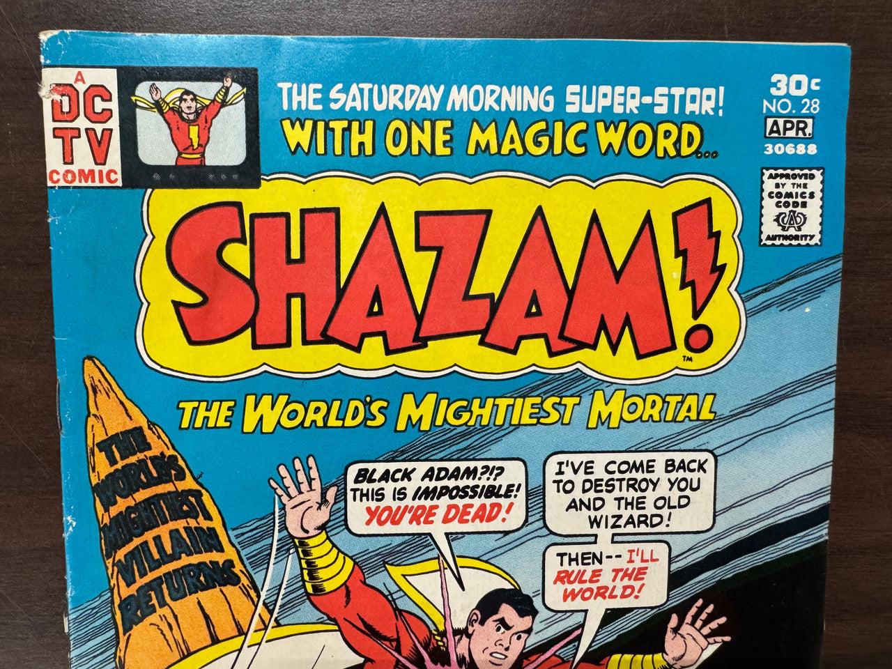 1977 DC Comics Shazam! #28 First Appearence of Black Adam FR