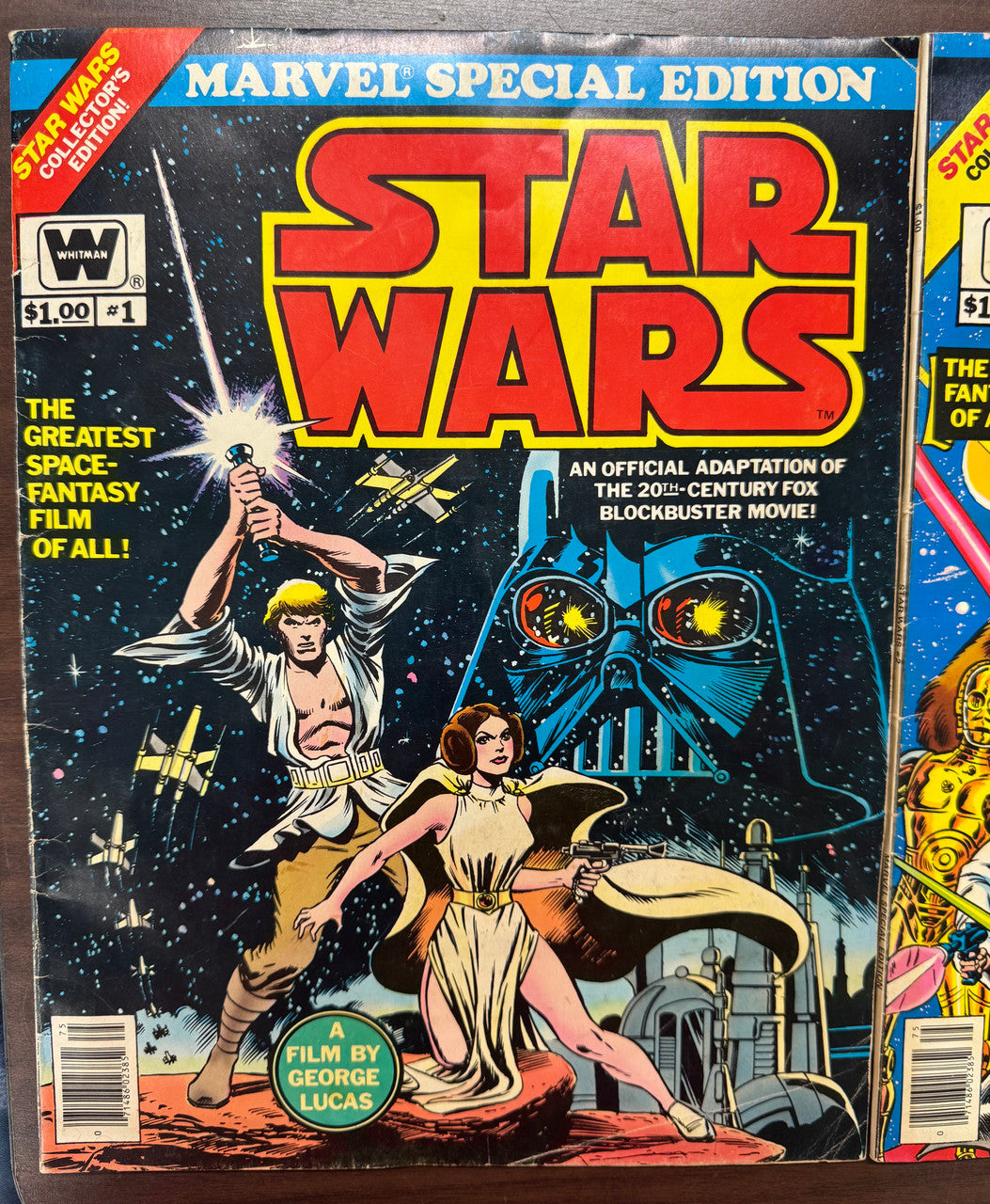 1977 Marvel Comics Star Wars Vol 1-3 Oversized Comic Book Lot VF