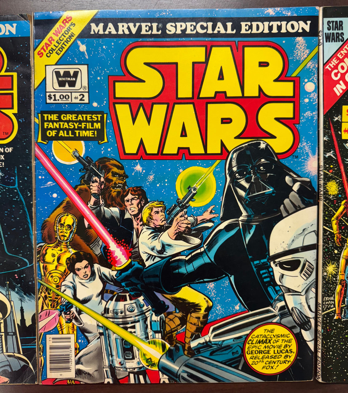 1977 Marvel Comics Star Wars Vol 1-3 Oversized Comic Book Lot VF