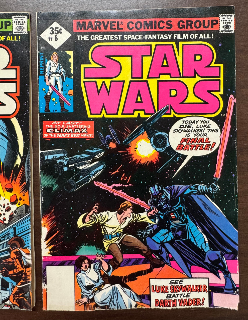 1977 Marvel Comics Star Wars Vol 4-6 No UPC Comic Book Lot VG