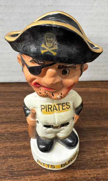 1960s Pittsburgh Pirates Vintage Mini Bobblehead Nodder