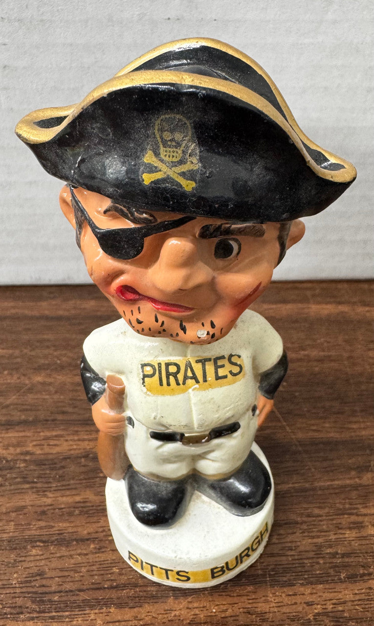 1960s Pittsburgh Pirates Vintage Mini Bobblehead Nodder