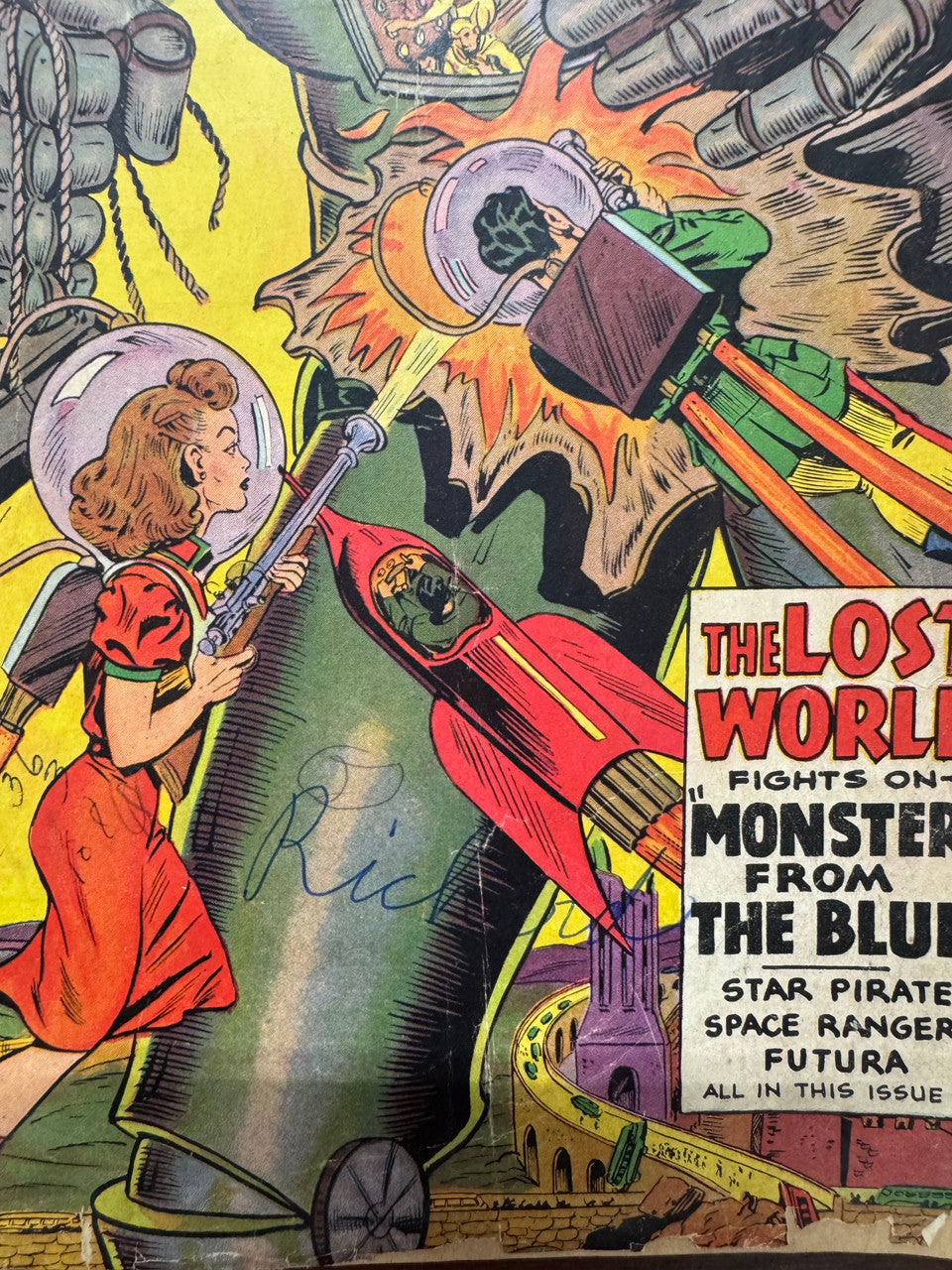 1950 Planet Comics The Lost World #64 Comic Book PR