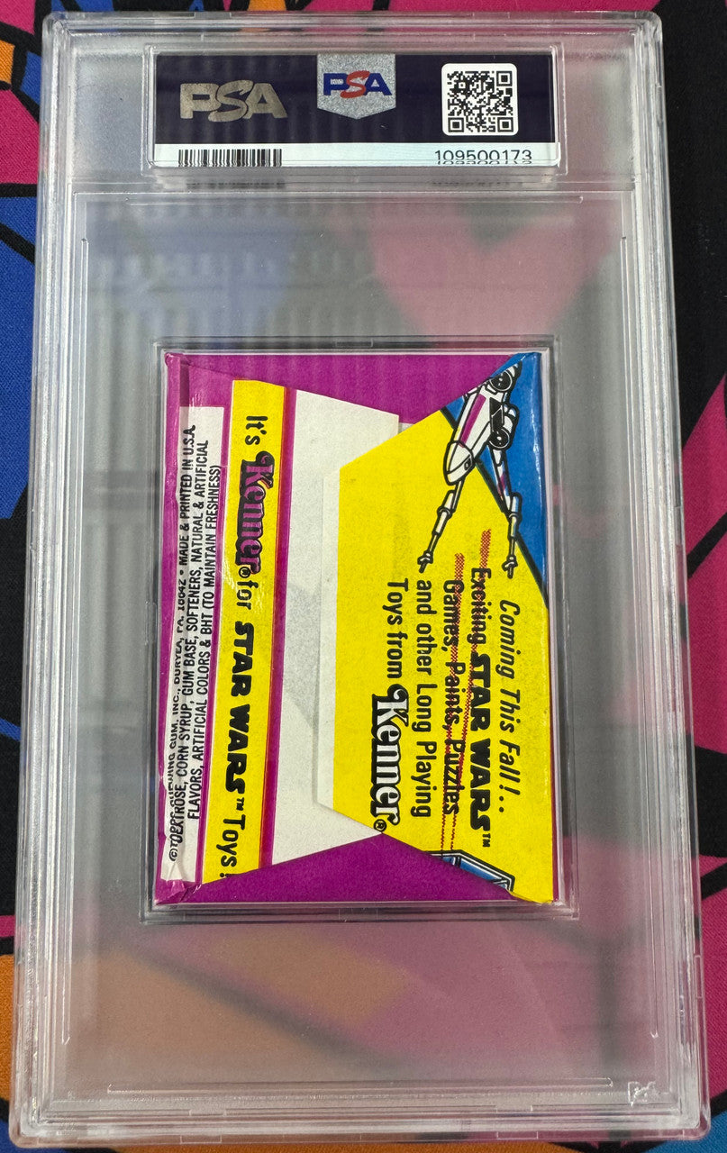1977 Topps Star Wars Series 3 Sealed Wax Pack PSA 8