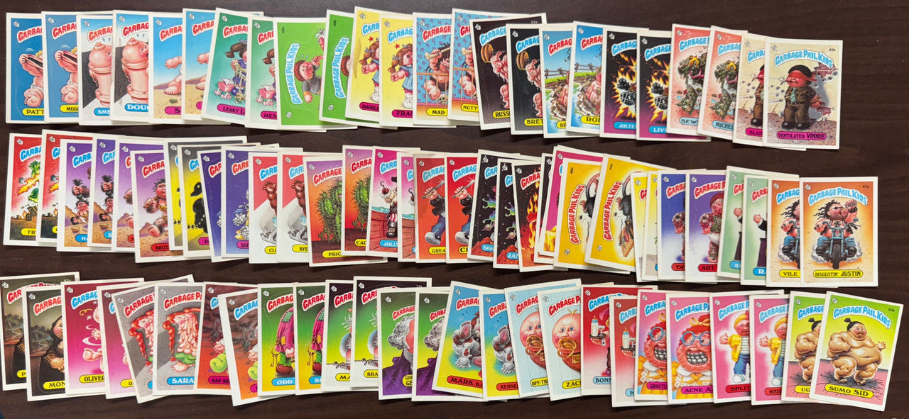 1985 Topps Garbage Pail Kids GPK Series 2 OS2 Complete Set 42a/b-83a/b VG-EX