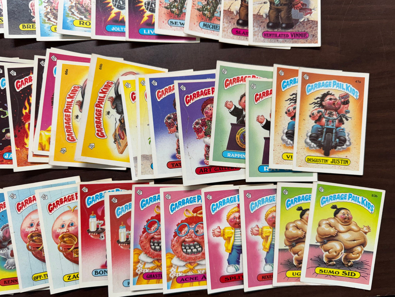 1985 Topps Garbage Pail Kids GPK Series 2 OS2 Complete Set 42a/b-83a/b VG-EX