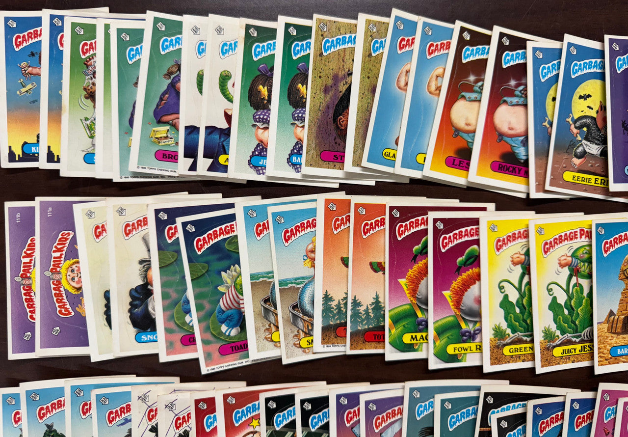 1986 Topps Garbage Pail Kids GPK Series 3 OS3 Complete Sticker Card Set VG-EX