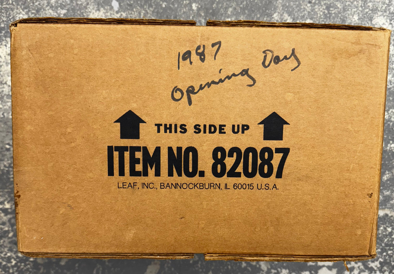 1987 Donruss Baseball Opening Day Case Factory Sealed
