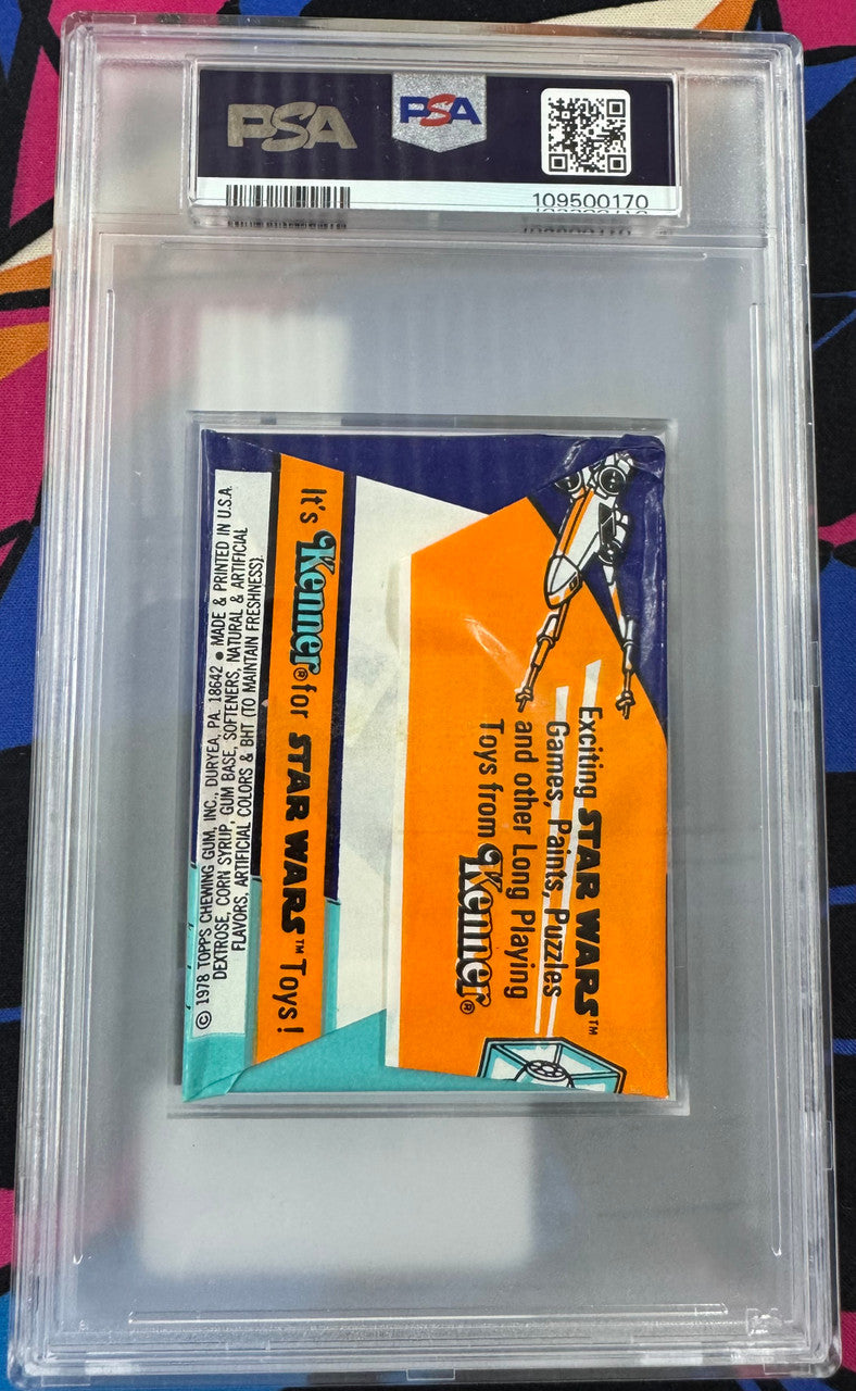 1978 Topps Star Wars Series 5 Sealed Wax Pack PSA 8 (A)