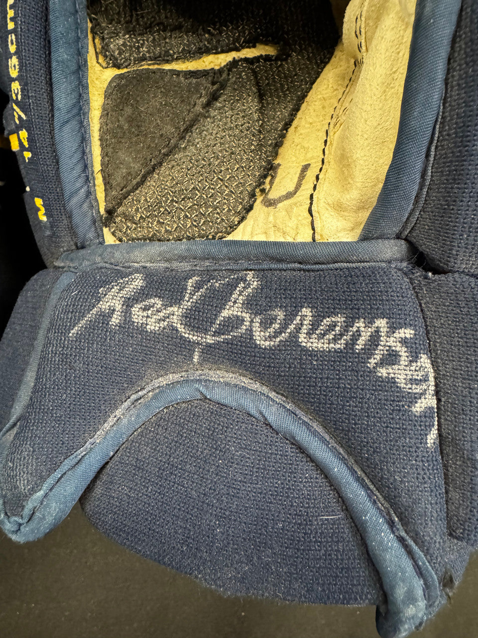 Red Berenson Signed Autographed Team Issued Hockey Gloves JSA