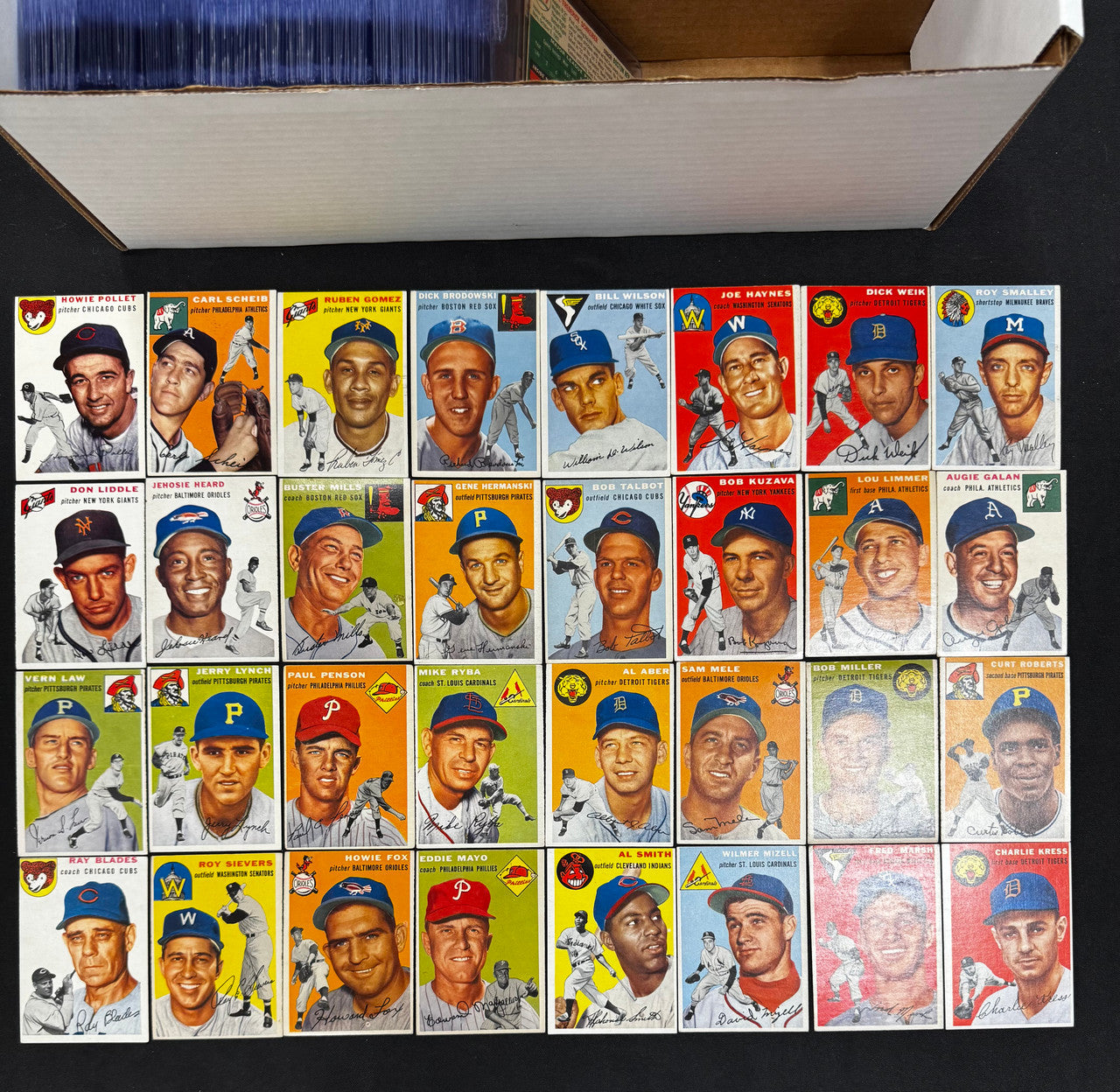 1954 Topps Baseball Complete Set (250) Overall VG-EX w/ Graded