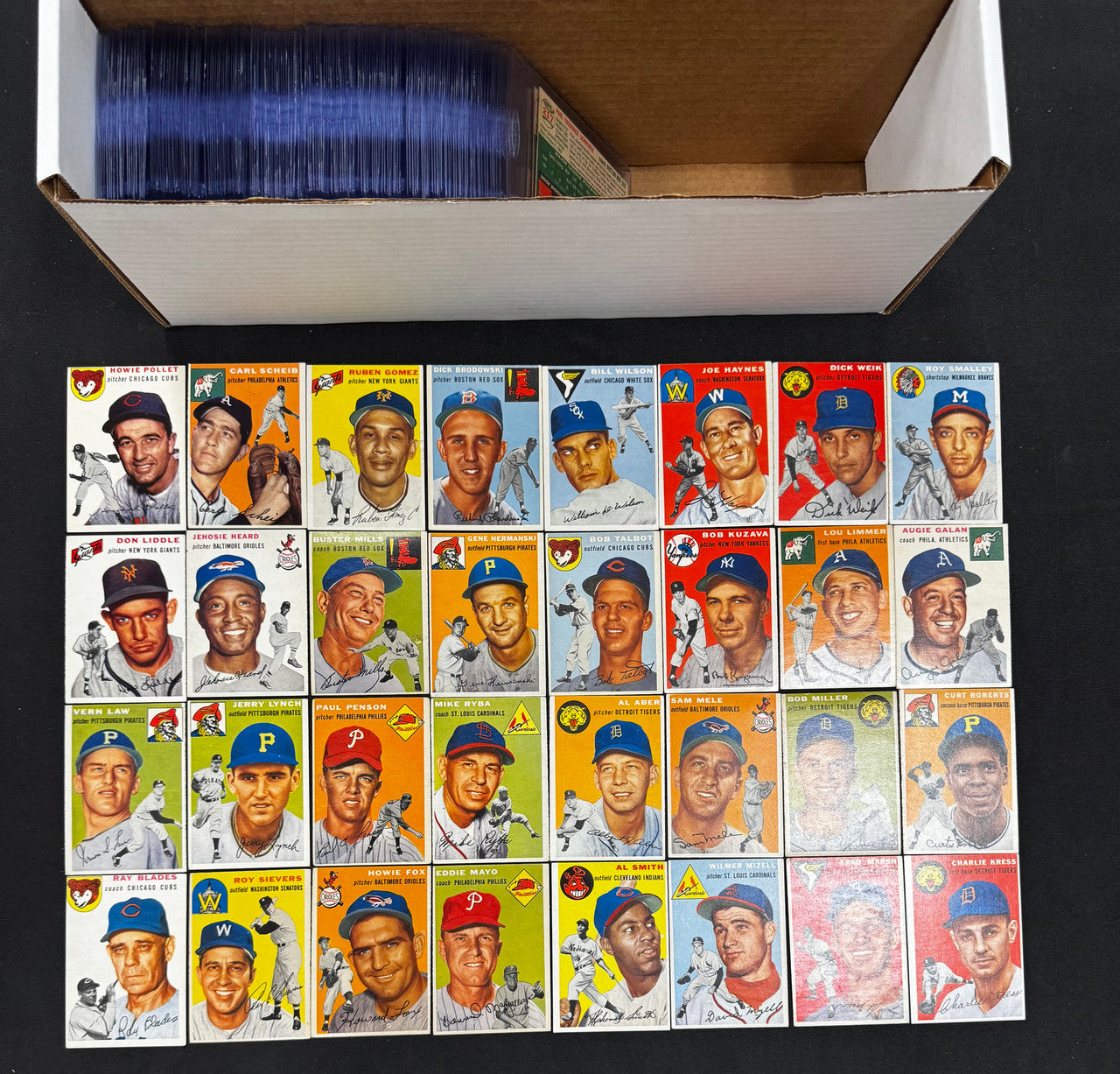 1954 Topps Baseball Complete Set (250) Overall VG-EX w/ Graded