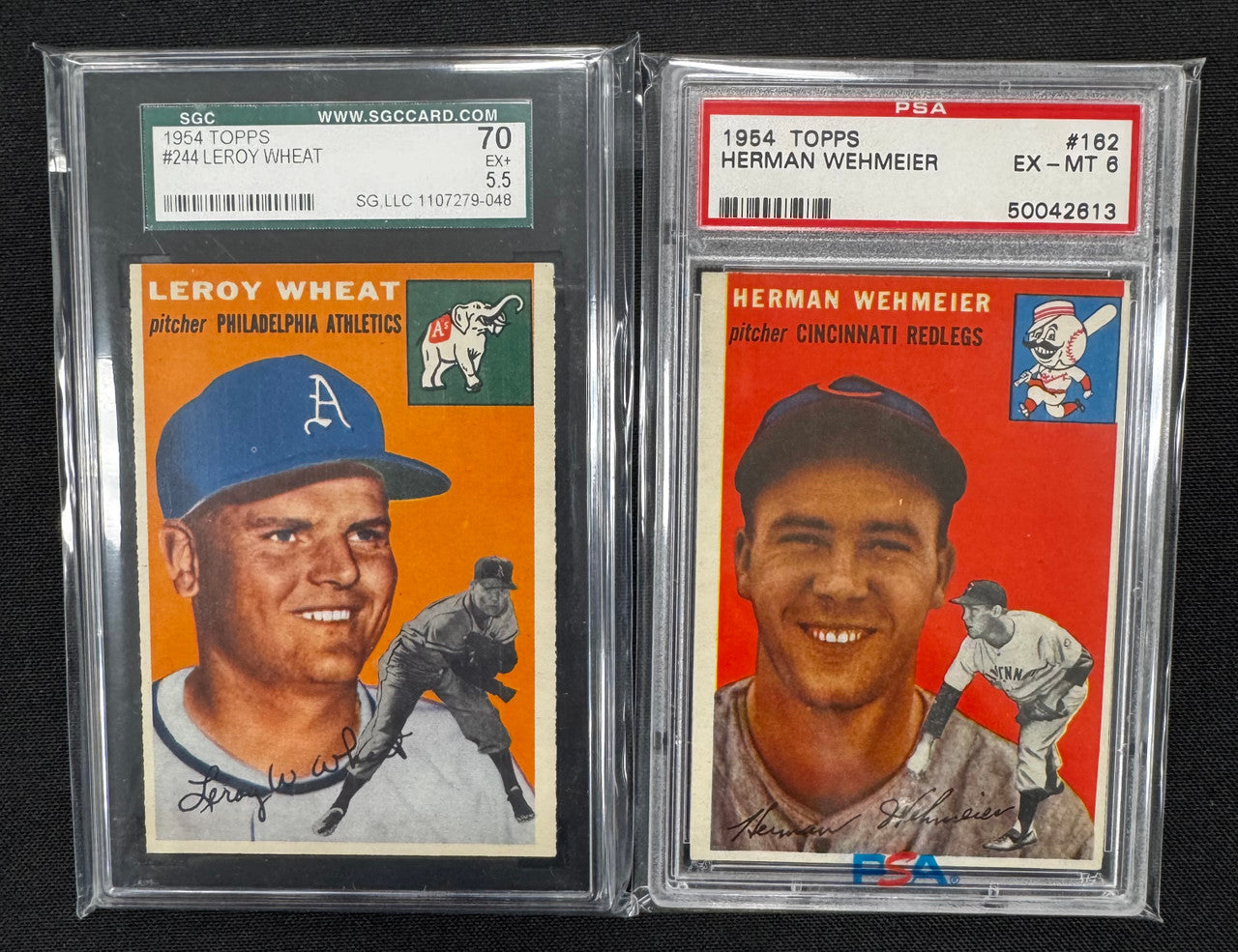 1954 Topps Baseball Complete Set (250) Overall VG-EX w/ Graded
