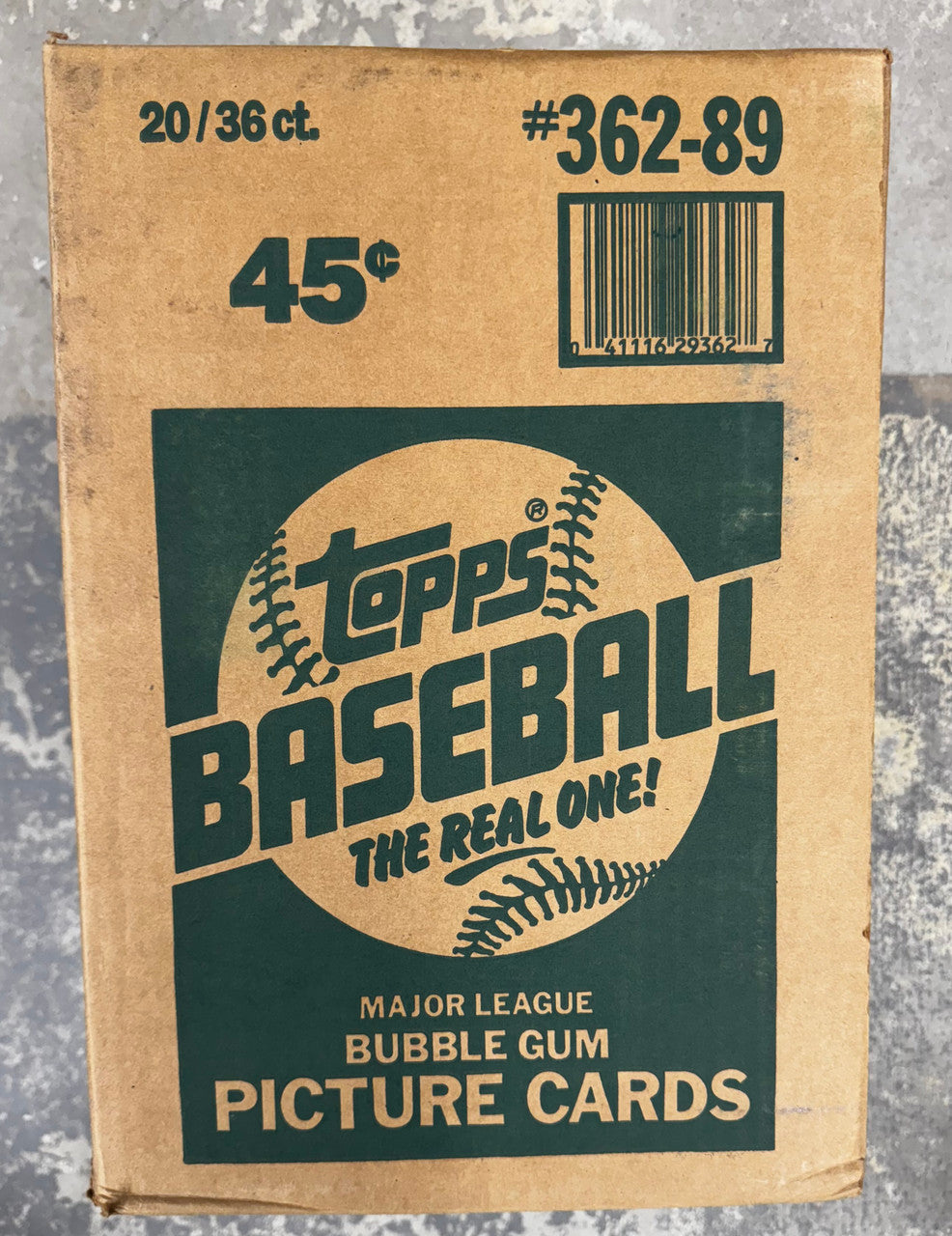 1989 Topps Baseball Wax Case Factory Sealed