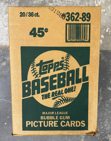 1989 Topps Baseball Wax Case Factory Sealed