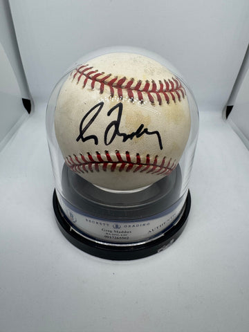 Greg Maddux Signed Autographed Rawlings ONL Baseball BAS Encapsulated