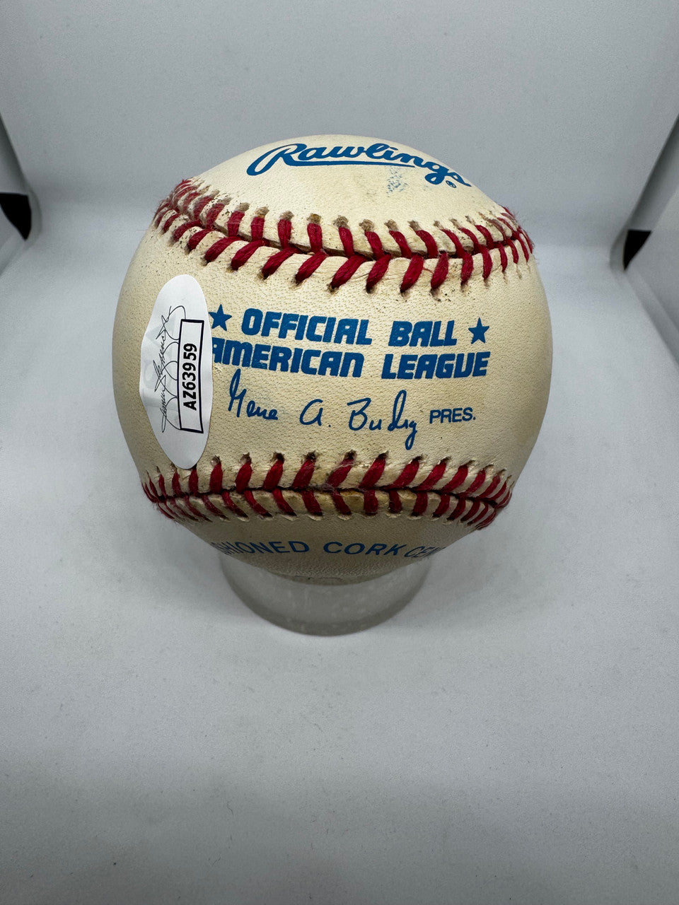 Frank Robinson Signed Autographed Rawlings OAL Baseball JSA *959