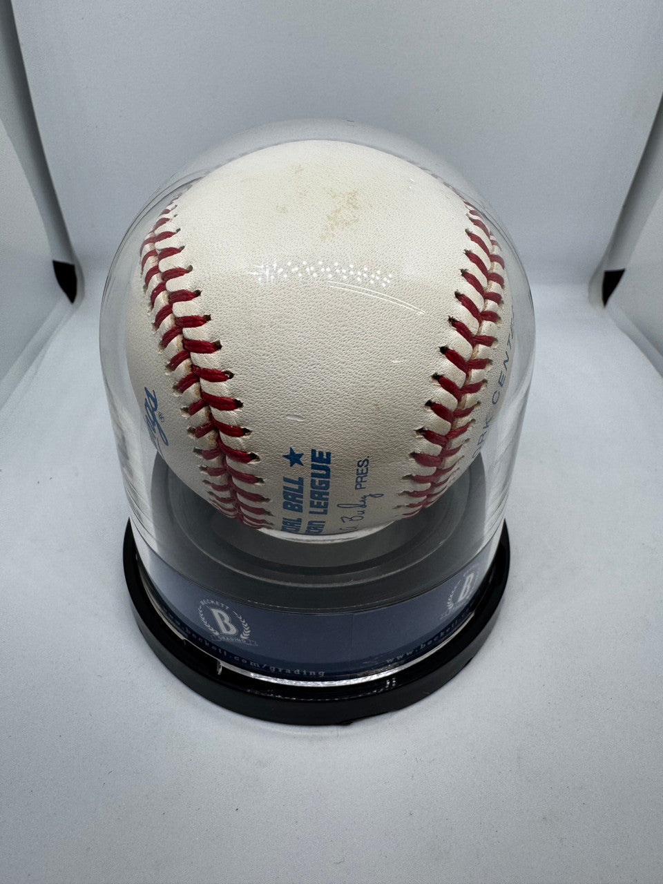 Jack Morris Signed Autographed Rawlings OAL Baseball BAS Encapsulated